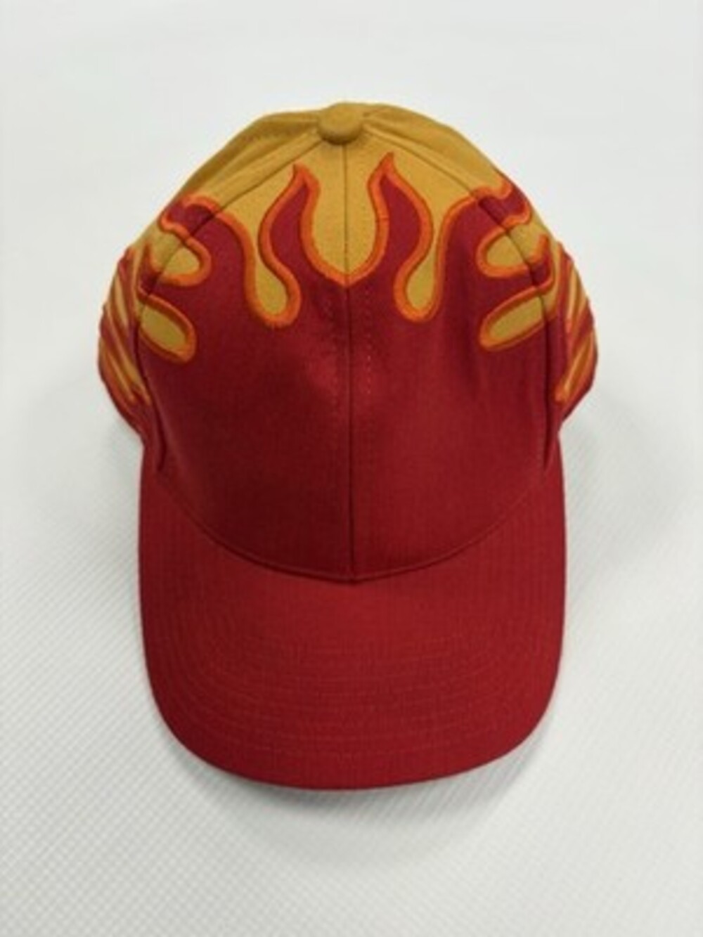 Vintage Hat Cap Blank Flames Red Orange NWOT Kati Sportcap Supreme AOP VTG